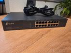 TP-Link TL-SG1016DE 16 poorts managed switch, Computers en Software, Netwerk switches, Ophalen of Verzenden, Gebruikt