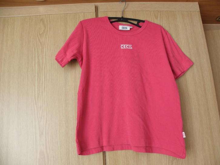 Goedkoop roze katoenen shirt CECIL mt L prima staat, Kleding | Dames, T-shirts, Gedragen, Maat 38/40 (M), Roze, Korte mouw, Ophalen of Verzenden