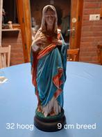 Maria beeld - 32 cm hoog gips, Antiek en Kunst, Ophalen of Verzenden