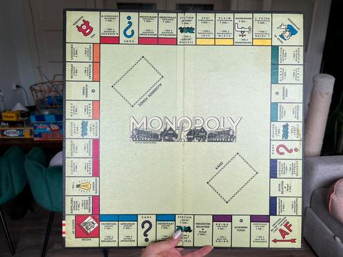 Retro Monopoly De Luxe – N.V. Schippers jaren ’50/’60, Hobby en Vrije tijd, Gezelschapsspellen | Bordspellen, Gebruikt, Vijf spelers of meer