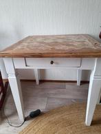 Leuke brocante stevige eettafel, Huis en Inrichting, Tafels | Eettafels, Ophalen, Gebruikt, Vierkant, 50 tot 100 cm