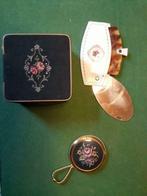 Spiegeltje en kammetje en sieraden opbergdoosje/ tasje, Ophalen of Verzenden