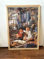 Suske en Wiske ingelijste poster 53x 73 cm Paul Geerts, Verzamelen, Stripfiguren, Plaatje, Poster of Sticker, Zo goed als nieuw