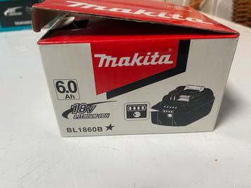 Makita 18V 6Ah Accu - BL1860B beschikbaar voor biedingen