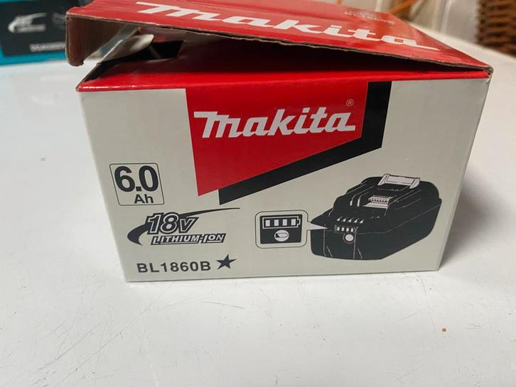 Makita 18V 6Ah Accu - BL1860B, Doe-het-zelf en Verbouw, Gereedschap | Machine-onderdelen en Toebehoren, Nieuw, Ophalen of Verzenden