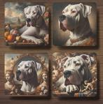 Argentijnse Dog Barok onderzetters met houder, Ophalen of Verzenden, Nieuw, Glas of Kopje
