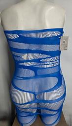 Blauwe catsuit one size (1103*), Sexy woman, Sexy woman, Blauw, Ophalen of Verzenden