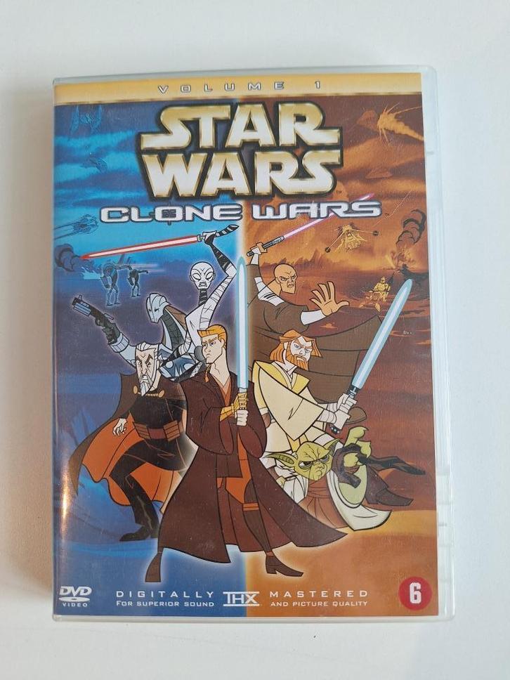 DVD Star Wars, Clone Wars - volume 1, Cd's en Dvd's, Dvd's | Science Fiction en Fantasy, Zo goed als nieuw, Science Fiction, Vanaf 6 jaar