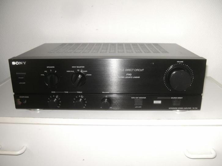 Sony versterker type TA-F110, Audio, Tv en Foto, Versterkers en Receivers, Gebruikt, Stereo, Minder dan 60 watt, Sony, Ophalen of Verzenden