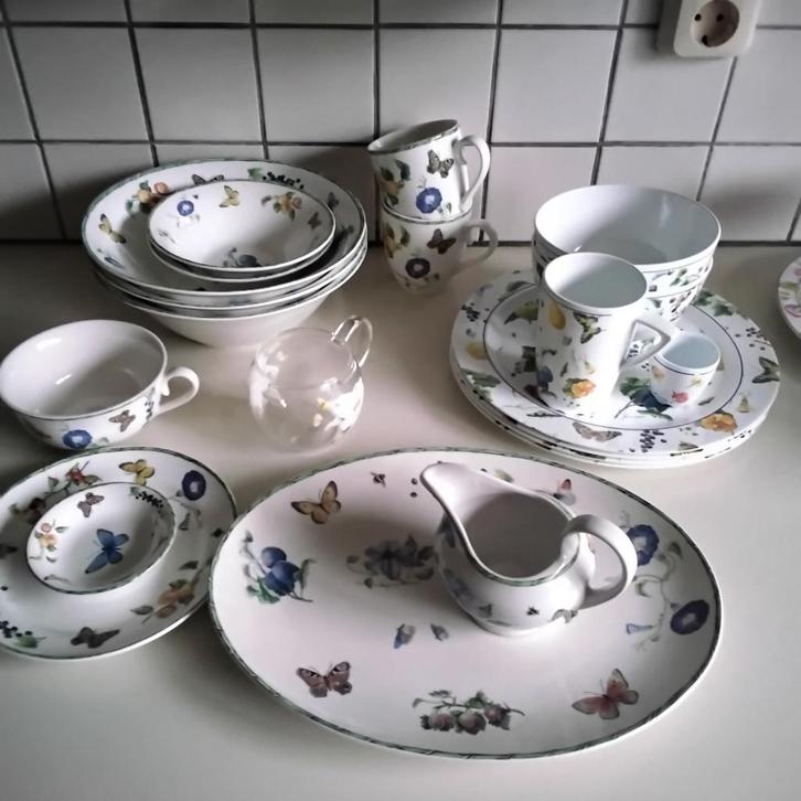 Janneke brinkman fruit  & flowers, Huis en Inrichting, Keuken | Servies, Zo goed als nieuw, Kop(pen) en/of Schotel(s), Overige stijlen