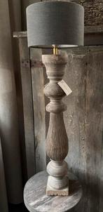 Prachtige Aura Peeperkorn baluster lamp, Ophalen, Zo goed als nieuw, Hout, Minder dan 50 cm