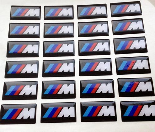 Bmw m logo stickers set van 24, Auto diversen, Autostickers, Ophalen of Verzenden