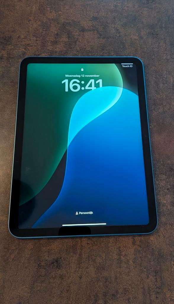 Apple iPad 10e generatie met hoes, verzenden mogelijk, Computers en Software, Apple iPads, Zo goed als nieuw, Apple iPad, 11 inch