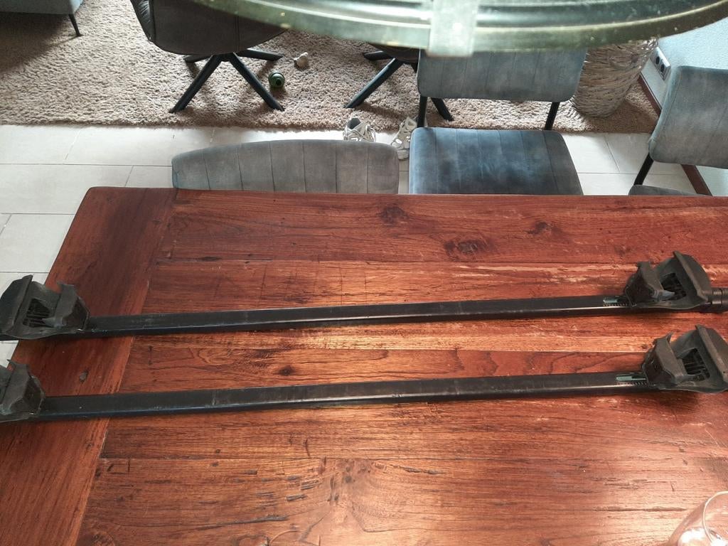 Thule Dakdragers 127cm voor Open Dakrails, Auto diversen, Dakdragers, Ophalen, Gebruikt