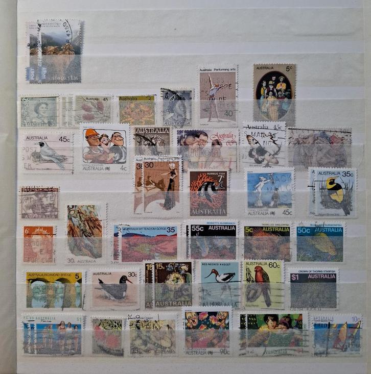 verzameling 550 postzegels - diverse landen, Postzegels en Munten, Postzegels | Volle albums en Verzamelingen, Nederland en Buitenland