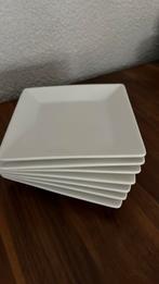Gebaksbordjes wit, Gebruikt, Ophalen of Verzenden, Bord(en), Overige stijlen