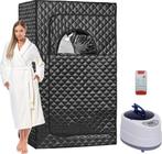 Draagbare stoomsauna - 2 L stoomgenerator - Zwart - 100 x 78, -, Verzenden, -, Nieuw