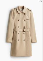 HM trenchtcoat beige 40 nieuw, Maat 38/40 (M), H&M, Beige, Nieuw