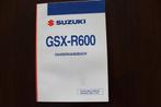 SUZUKI GSXR600 2005 fahrerhandbuch GSX R600 GSXR 600, Motoren, Handleidingen en Instructieboekjes, Ophalen of Verzenden, Suzuki