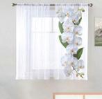 Orchideen gordijnen 100x130, Huis en Inrichting, Stoffering | Gordijnen en Lamellen, Ophalen of Verzenden