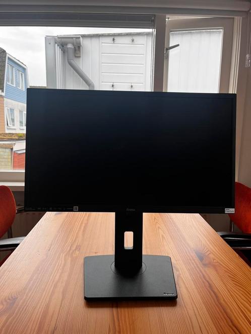 22 Inch Ilyama monitor, Computers en Software, Monitoren, Zo goed als nieuw, 60 Hz of minder, HDMI, In hoogte verstelbaar, Draaibaar