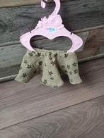 Groen klokrokje voor baby born pop, Kinderen en Baby's, Speelgoed | Poppen, Ophalen of Verzenden, Nieuw, Babypop