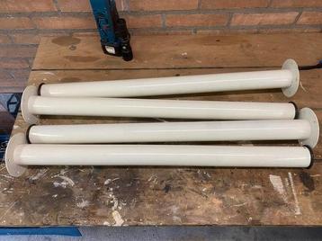 Stalen tafelpoten beschikbaar voor biedingen