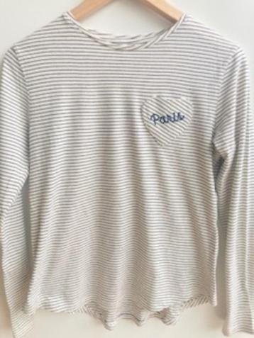 Creme gestreepte longsleeve, shirt van Zara mt. 152/158  beschikbaar voor biedingen