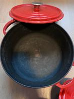 Cuisi Nova Gietijzeren Braadpannen 28cm & 20cm, Ophalen, Zo goed als nieuw, Koekenpan of Braadpan, Gietijzer