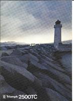 TRIU 162 Triumph 2500TC folder, Ophalen of Verzenden, Zo goed als nieuw, Overige merken