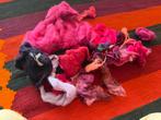 Roze & Paarse Vilt Wol, Hobby en Vrije tijd, Stoffen en Lappen, Wol, Nieuw, Ophalen of Verzenden, 30 tot 120 cm