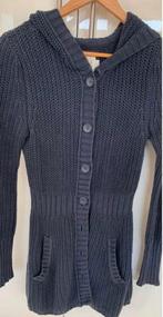 Heerlijk blauw halflang vest mt S, Ophalen of Verzenden, Zo goed als nieuw, Blauw