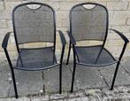 2 tuinstoelen Engarden, Ophalen, Zo goed als nieuw, Metaal, Stapelbaar