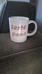 Mok 'Beste Mama', Keramiek, Ophalen of Verzenden, Zo goed als nieuw, Overige stijlen
