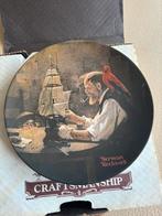 Wandbord „The Ship Builder“ E. Knowles, Antiek en Kunst, Antiek | Wandborden en Tegels, Ophalen