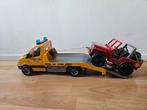 Bruder MB transporter inclusief Jeep, Ophalen, Zo goed als nieuw
