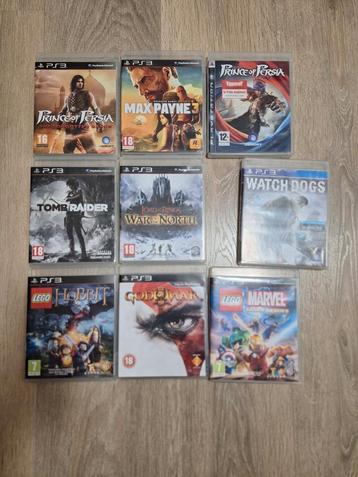 PS3 Games Collectie - 9 Stuks beschikbaar voor biedingen