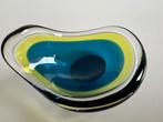 Vintage Zweeds Flygsfors Schaal Tri Color ‘ Coquille’ Kedelv, Antiek en Kunst, Antiek | Glas en Kristal, Ophalen of Verzenden