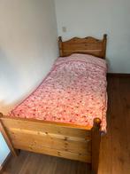 Mooi houten 1-persoons bed, Ophalen, Gebruikt, 90 cm, Eenpersoons