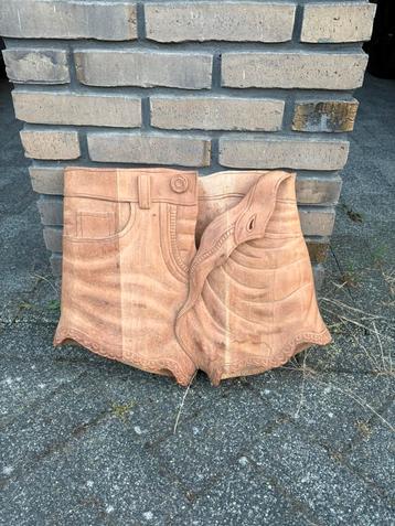 Handgesneden houten “Spijkerbroek” Indiaas olifantenstempel beschikbaar voor biedingen
