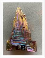 Bismuth mineraal, man-Made, 102 gram, 5,5 cm hoog, Ophalen of Verzenden