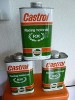 4X CASTROL R30 RACING OLIEBLIKKEN JAREN 60/70, Verzamelen, Ophalen of Verzenden, Zo goed als nieuw, Verpakking