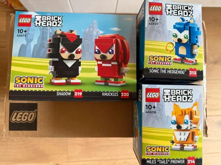 Complete set met Lego Sonic Brickheadz - nieuw, Kinderen en Baby's, Speelgoed | Duplo en Lego, Nieuw, Lego, Complete set, Ophalen of Verzenden