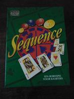 Seqence Spel van Parker, Hobby en Vrije tijd, Gezelschapsspellen | Bordspellen, Een of twee spelers, Ophalen of Verzenden, Zo goed als nieuw