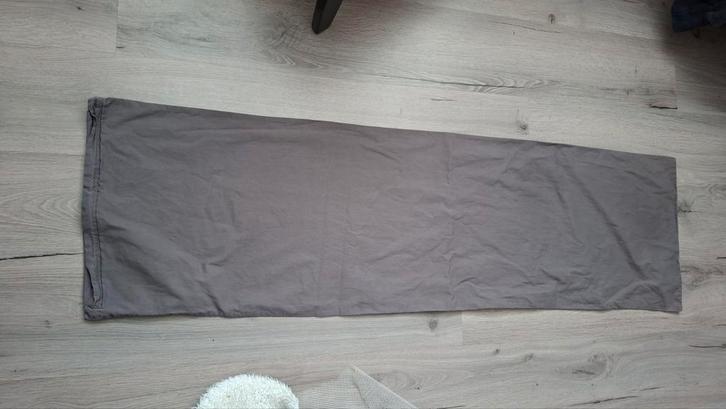 Zijslaapkussen Hoes - Grijs, Huis en Inrichting, Woonaccessoires | Kussens, Zo goed als nieuw, Grijs, Rechthoekig, Ophalen of Verzenden