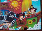 Piratenpuzzel - 45 stukjes - ZGAN, Ophalen of Verzenden, 10 tot 50 stukjes, Zo goed als nieuw, 4 tot 6 jaar