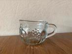 9x Vintage glazen (koffie)kopjes met fruit, Antiek en Kunst, Ophalen of Verzenden