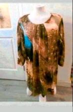 Superstar pauw print blouse, Kleding | Dames, Bruin, Maat 42/44 (L), Ophalen of Verzenden, Zo goed als nieuw