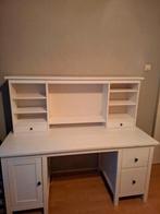 Ikea Hemnes bureau + opzetkast, Huis en Inrichting, Ophalen, In hoogte verstelbaar, Gebruikt