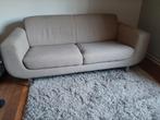 2,5 zits bank geweven stof zand Calia Italia, Ophalen, Gebruikt, Tweepersoons, 75 tot 100 cm